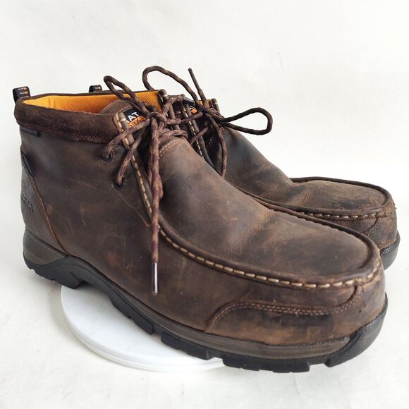 Ariat Edge LTE Moc Composite Mens 13 Wide Toe Work Boots Brown